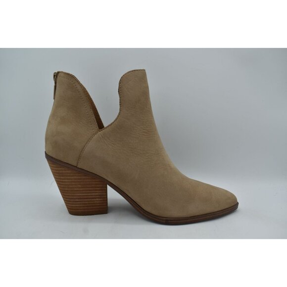 Blondo Womens 10 Wynona Sand Nubuck Waterproof Pointed Toe Zipped Booties Boots - Picture 7 of 13